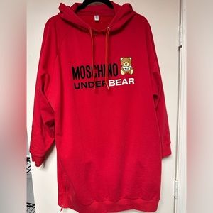 MOSCHINO sweatshirt hooded dress